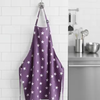 Bavlnená látka Stars purple