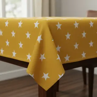 Bavlnená látka Stars yellow