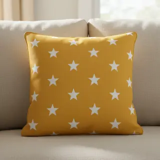 Bavlnená látka Stars yellow