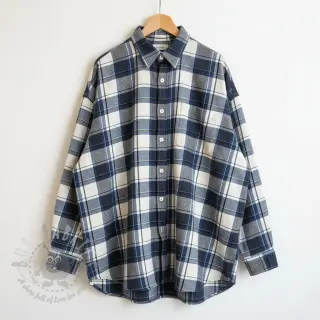 Bomullstyg YARN DYED CHECK BRUSHED Silva design A