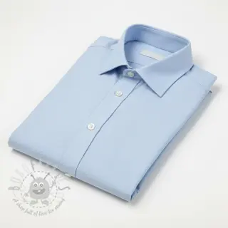 Bomullspoplin baby light blue