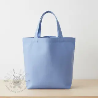 Bomullspoplin dark sky blue