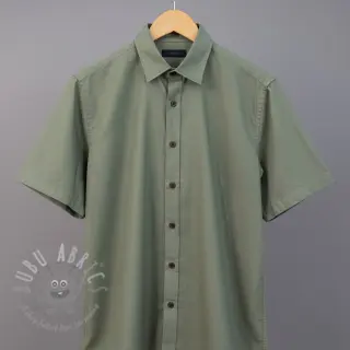 Bomullspoplin olive