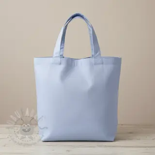 Bomullspoplin light blue lavender