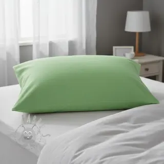 Bomullspoplin neon green