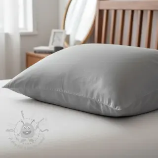 Bomullspoplin metal grey