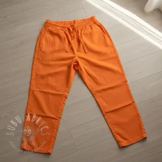 Bomullspoplin tangerine