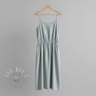 Bomullspoplin pale turquoise