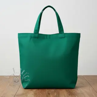 Bomullspoplin dark emerald