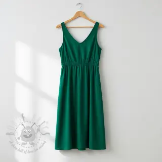 Bomullspoplin dark emerald