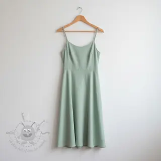 Bomullspoplin dark mint