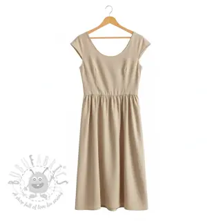 Bomullspoplin beige