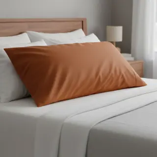 Bavlnený popelín cognac