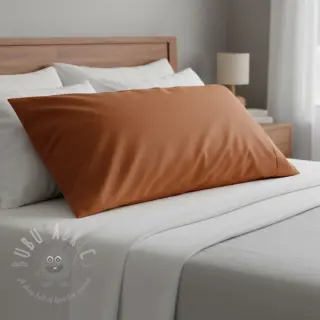 Bomullspoplin cognac