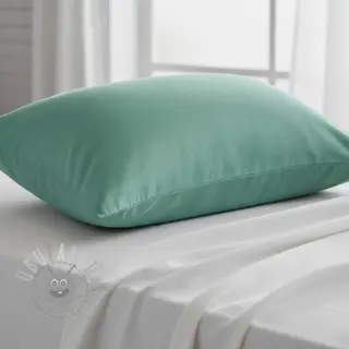 Bomullspoplin cyan