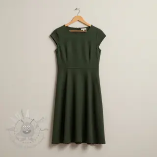 Bomullspoplin army green