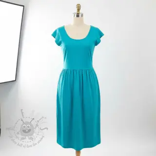 Bomullspoplin light turquoise