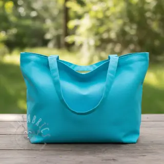 Bomullspoplin light turquoise
