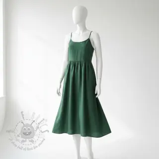 Bomullspoplin dark green