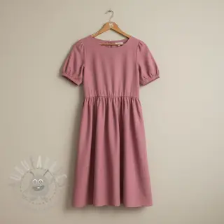 Bomullspoplin mauve