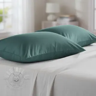Bomullspoplin dark petrol
