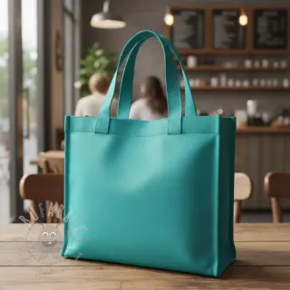 Bomullspoplin turquoise