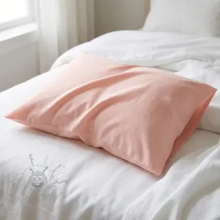 Bomullspoplin light rose