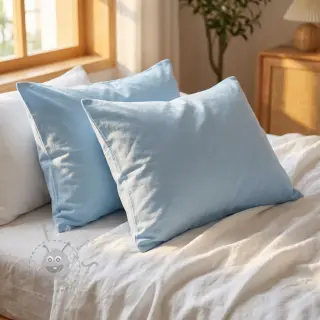 Bomullspoplin blue