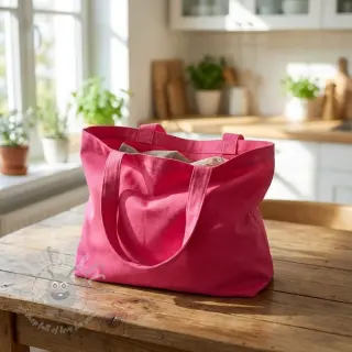 Bomullspoplin pink