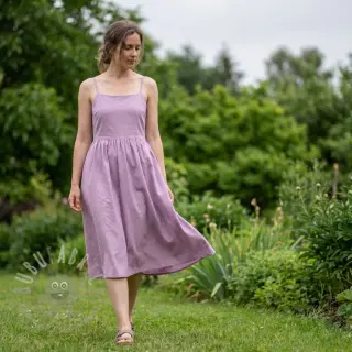 Bomullspoplin lilac