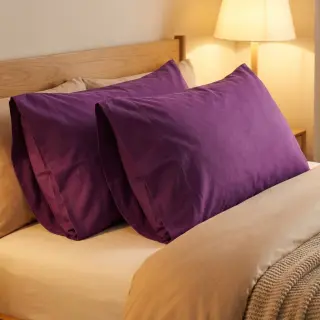 Bavlnený popelín dark purple