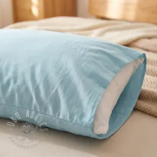Bomullspoplin light blue