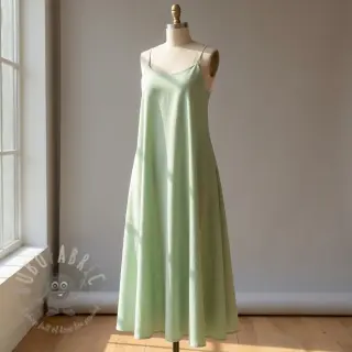 Bomullspoplin light mint