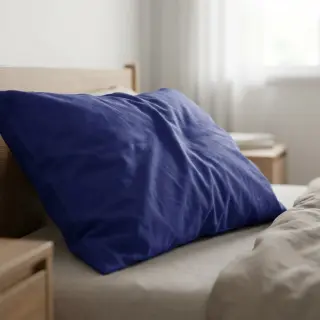 Bavlnený popelín dark cobalt