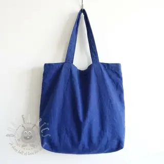 Bomullspoplin dark cobalt