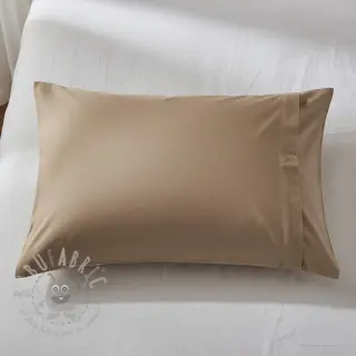 Bomullspoplin taupe