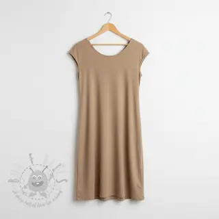 Bomullspoplin taupe