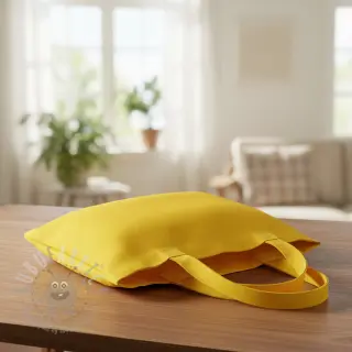 Bomullspoplin lemon