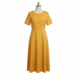 Bavlnený popelín yellow