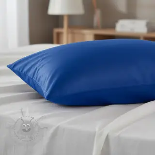 Bomullspoplin cobalt