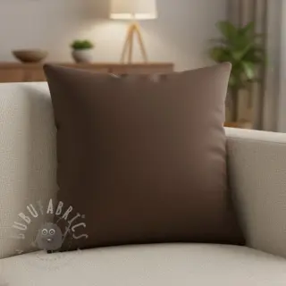 Bomullspoplin dark brown