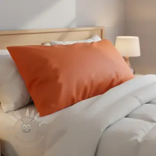 Bomullspoplin flame orange