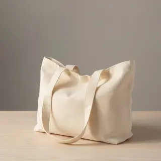 Bavlnený popelín ecru