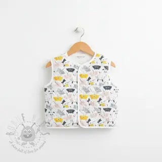 Bomullstyg QUILTING Parapluie perle