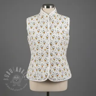 Bomullstyg QUILTING Elisabetta jaune