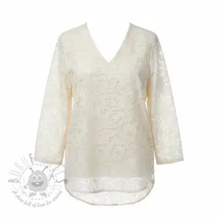 Bomullstyg EMBROIDERY Blanchette design A
