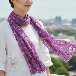 Bomullstyg Love mauve