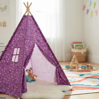 Bavlnená látka Love mauve