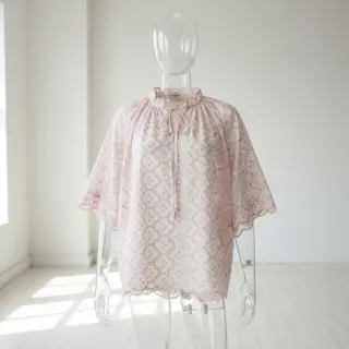 Bavlnená látka EMBROIDERY Lilian rose