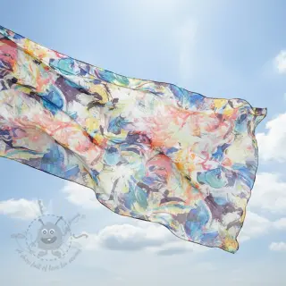 Bomullstyg DOBBY Staind branch digital print